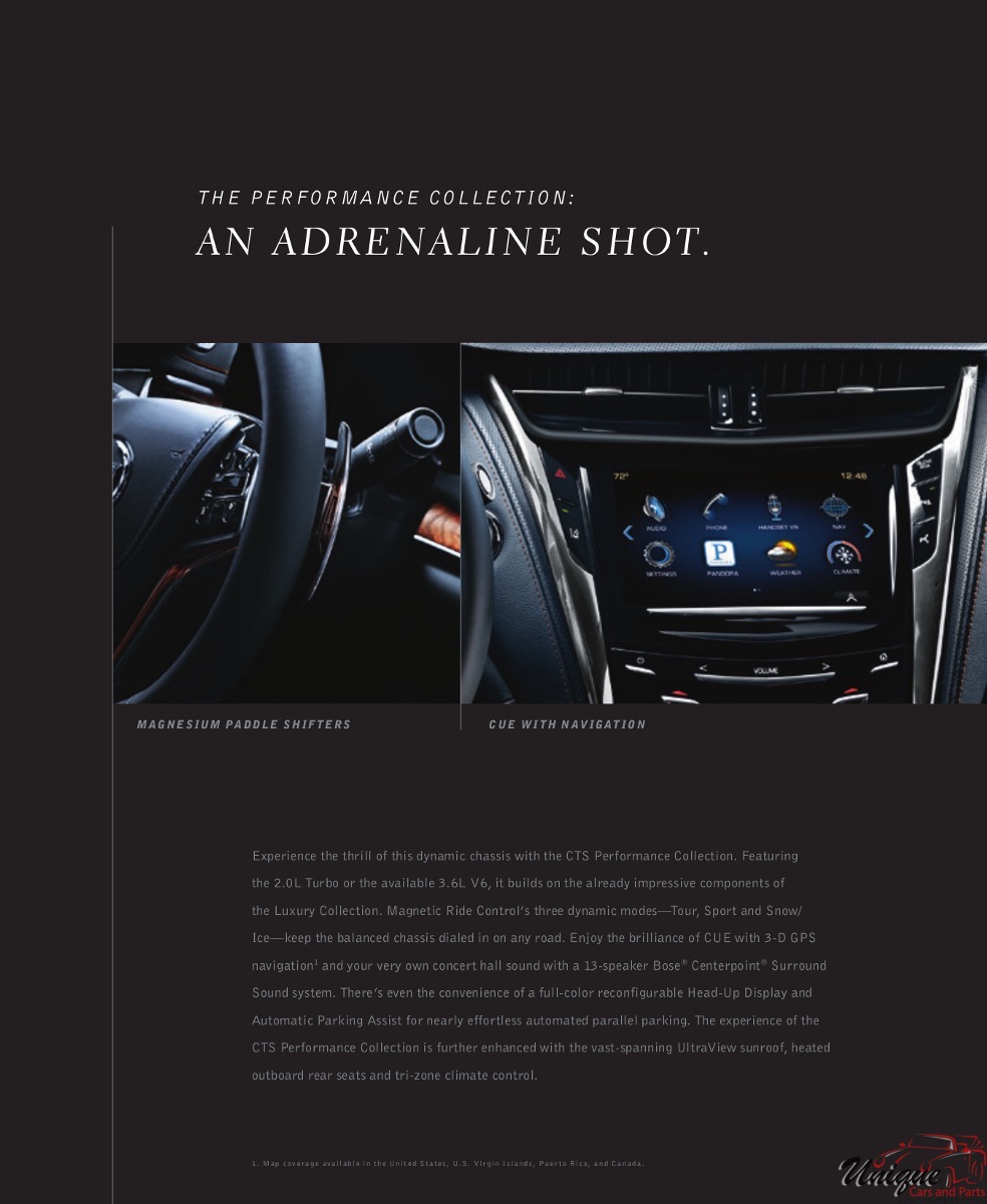 2014 Cadillac CTS Sedan Page 50